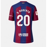 Fotbalové Dres Barcelona Sergi Roberto #20 Dámské Domácí 2023-24 Krátký Rukáv